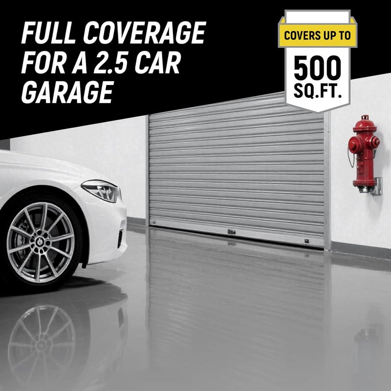 YOA Professional Epoxy Floor Coating (1 Gallon) - Sea Gray Acrylic Concrete Paint, Suitable for Indoor Garages and Basements | Single-Component Formulation | Scratch-Resistant and Low VOC | Ready to Use - Image 4